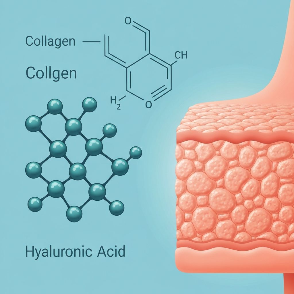Kolagen a kyselina hyaluronová - struktura kůže